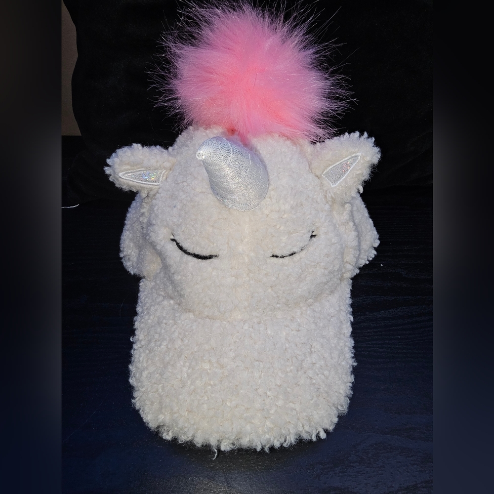 Unicorn Sherpa Adjustable Strapback Hat.